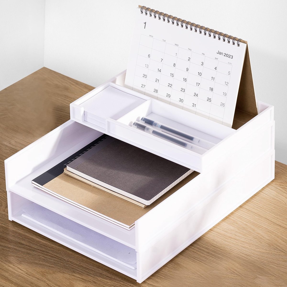 Omgoods - Stapelbare Briefordner voor Bureau Organisatie