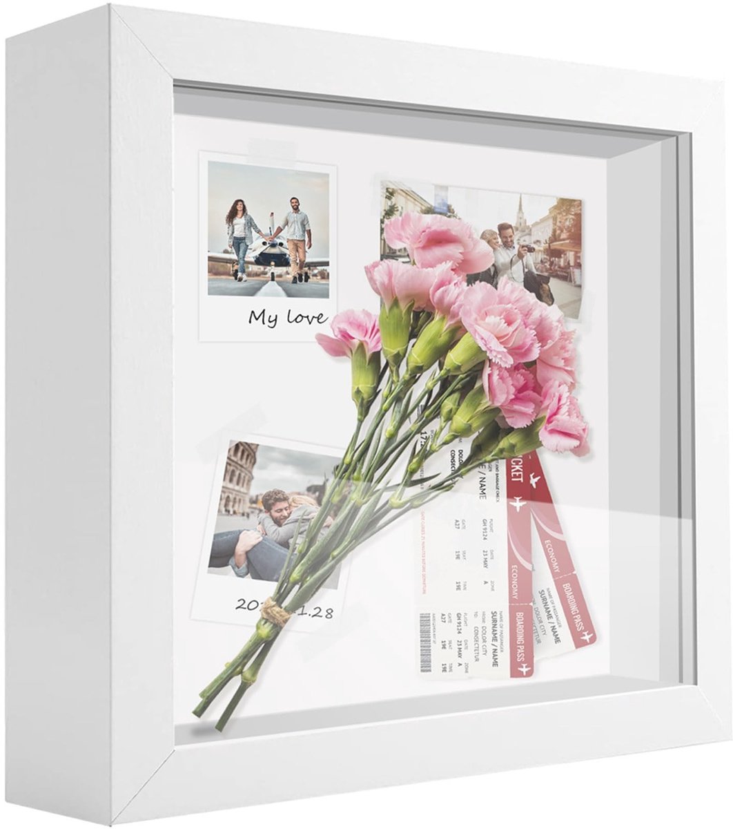 Omgoods - 3D Fotolijst voor Objecten 25 x 25 cm (Diepframe)