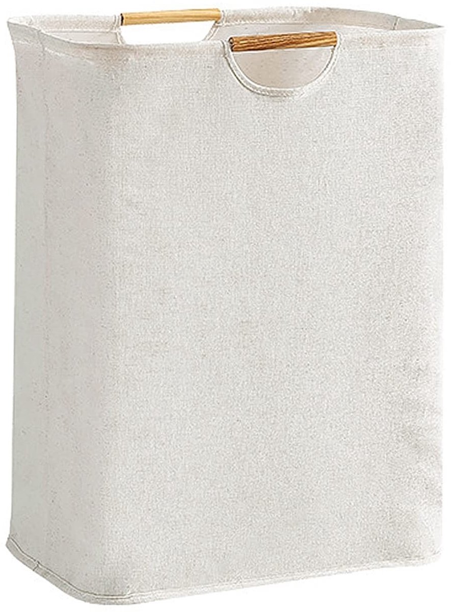 Omgoods - Wasmand - Katoenen Wasmand met Grote Capaciteit - Licht - 50 Liter - Voor Slaapkamer en Wasruimte - Praktisch en Ruim