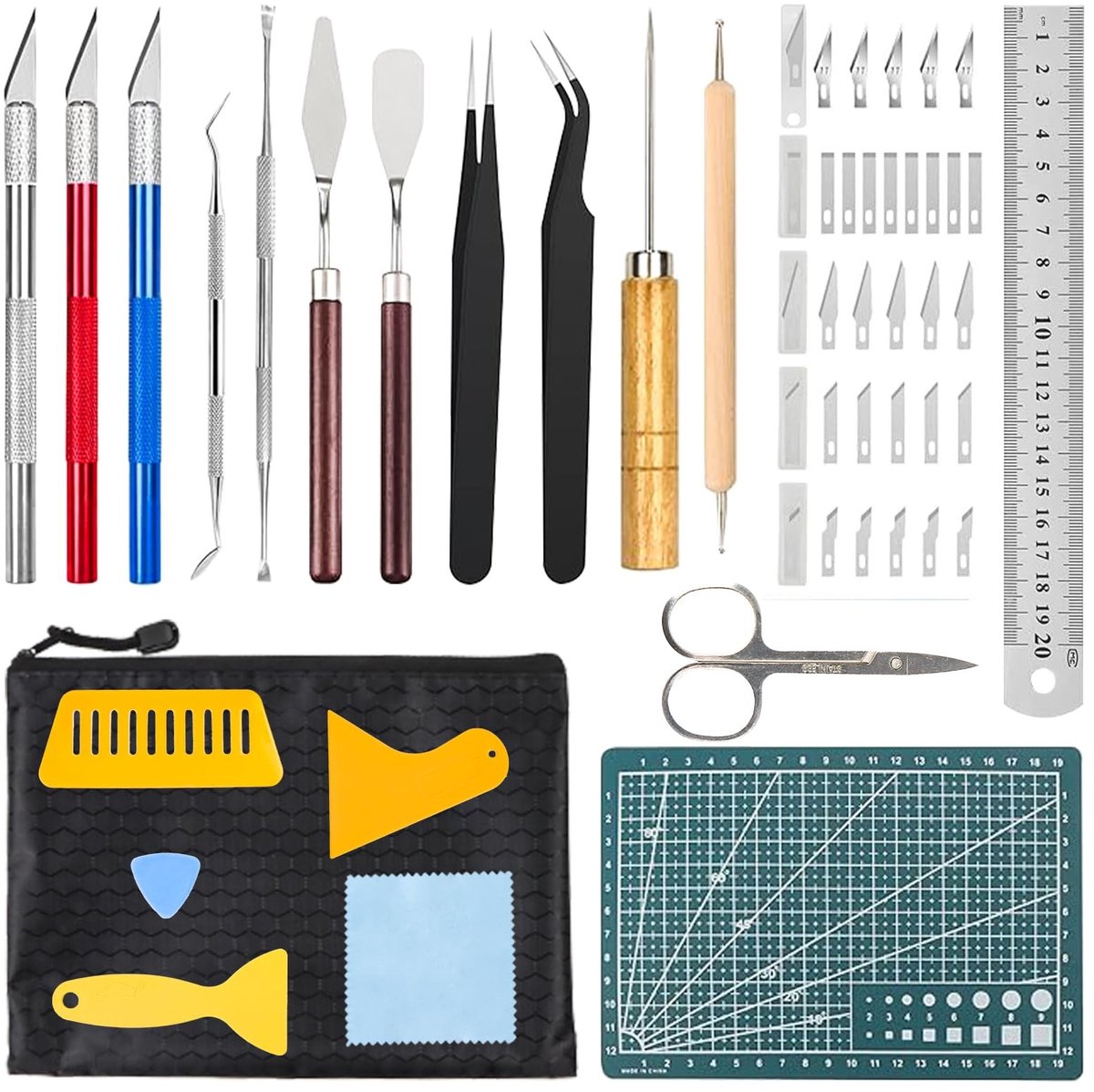 Omgoods - 51-delige Plotter Accessoireset met Snij- en Weedingtools