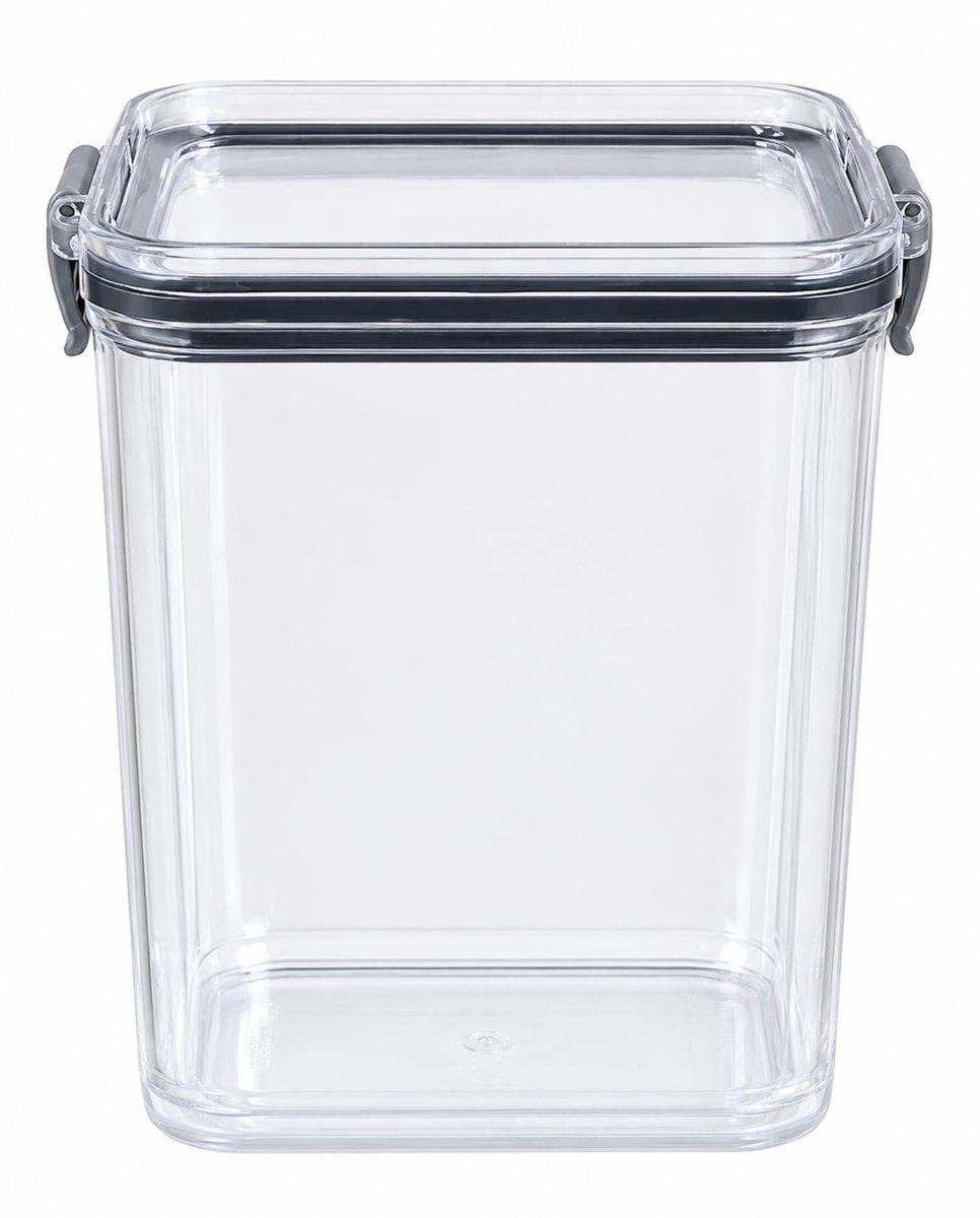 Omgoods - Luchtdichte Voedselopslagcontainer 1800ml BPA-vrij met Siliconen Deksel