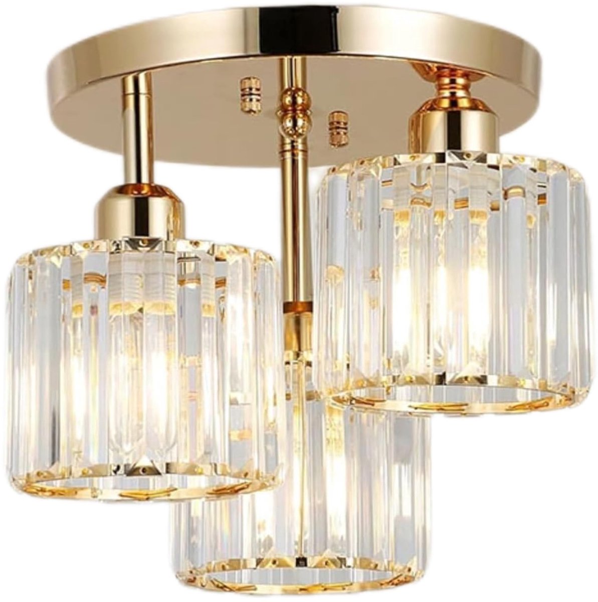 Omgoods - Moderne Kristallen Kroonluchter met 3 Lichten