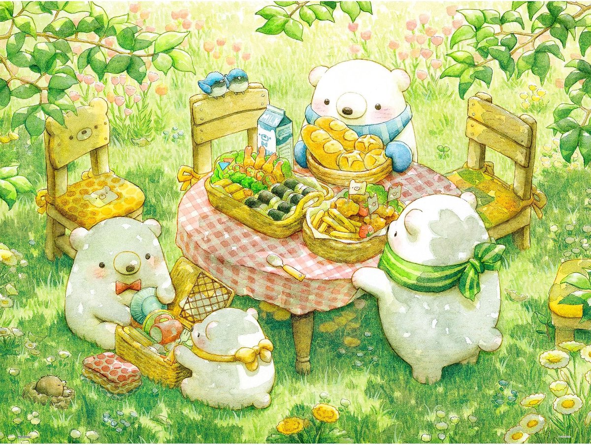 Omgoods - Jigsaw Puzzle van 1000 Stukken - Picnic Tijd
