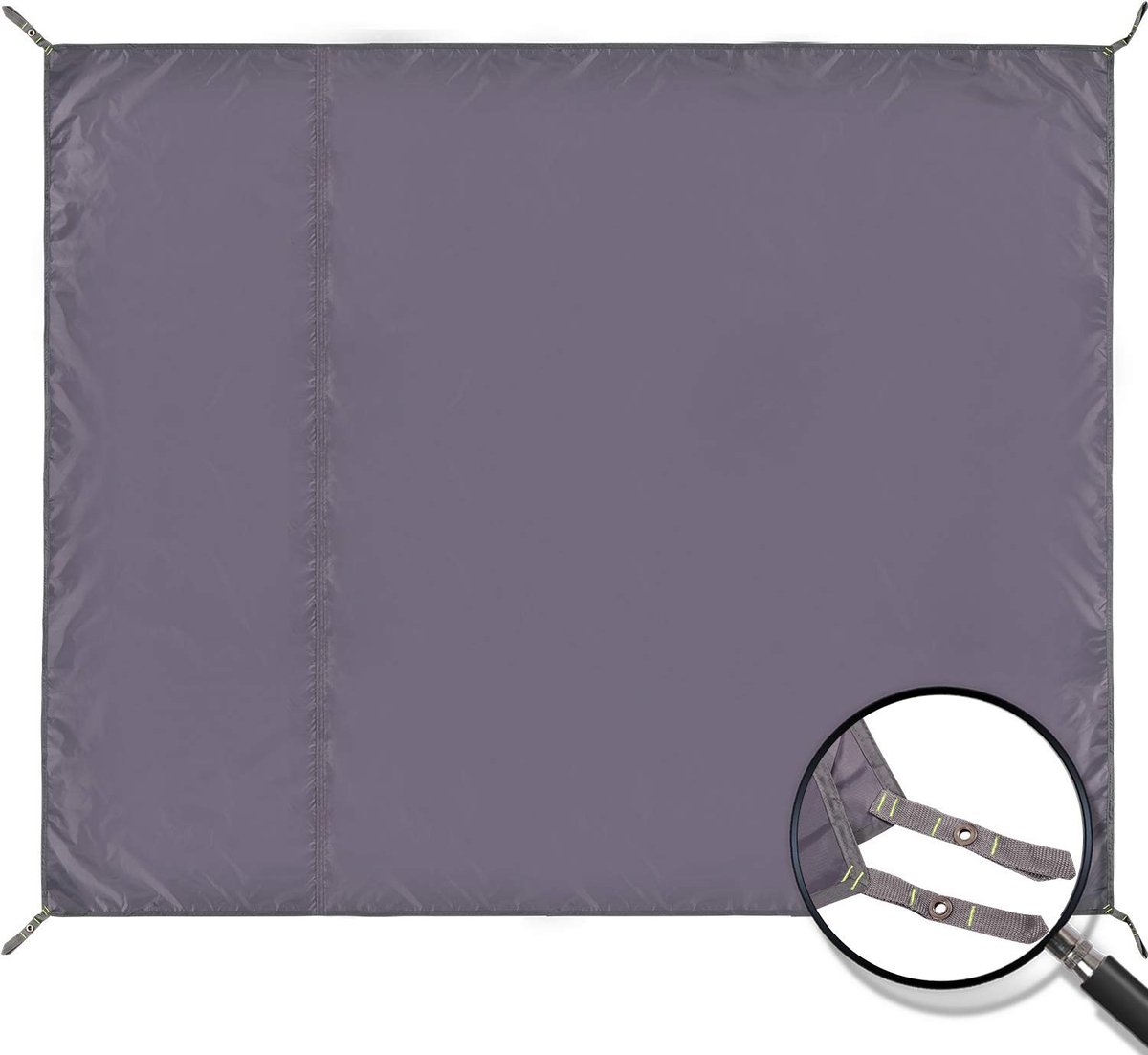 Omgoods - Waterdichte Tent Tarpaulin 210 x 210 cm voor Kamperen
