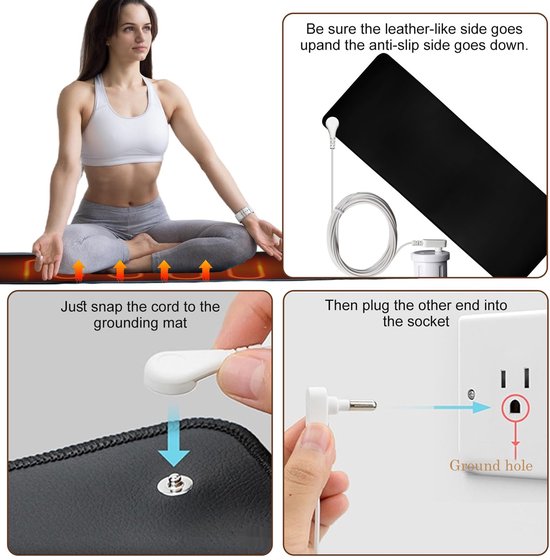 Omgoods - Ground Mat voor Betere Slaap en Yoga - 25 x 68 cm van Omgoods — afbeelding 2