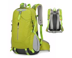 Omgoods- Wandelrugzak 40L - Waterdichte Rugzak - Lichtgewicht Campingrugzak - Voor Trekking/Reizen/Fietsen - Duurzaam Nylon - Inclusief Regenhoes