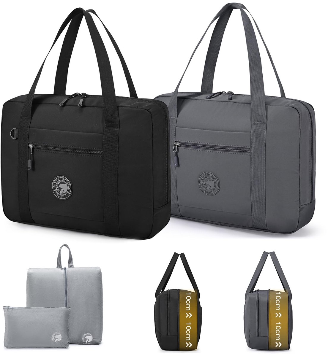 Omgoods - Uitbreidbare Reistas voor Handbagage met Toilettas