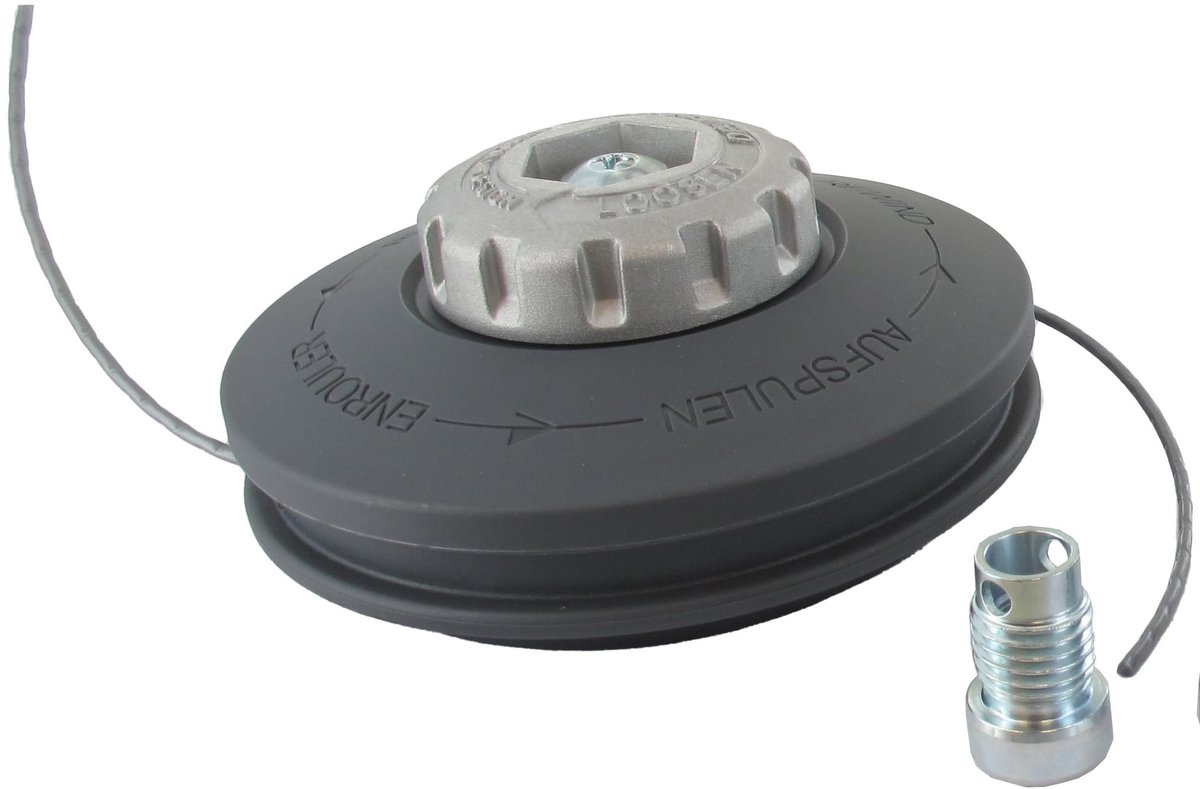 Omgoods - Nylon Maaihoofd met Metalen Knop voor Tuinonderhoud