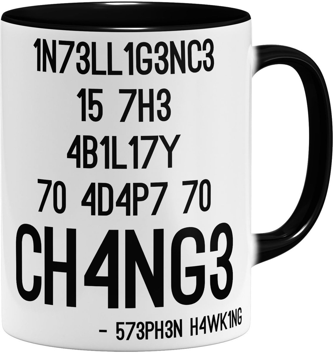 Omgoods - Keramische Koffiemok met Inspirerende Quote 325ml