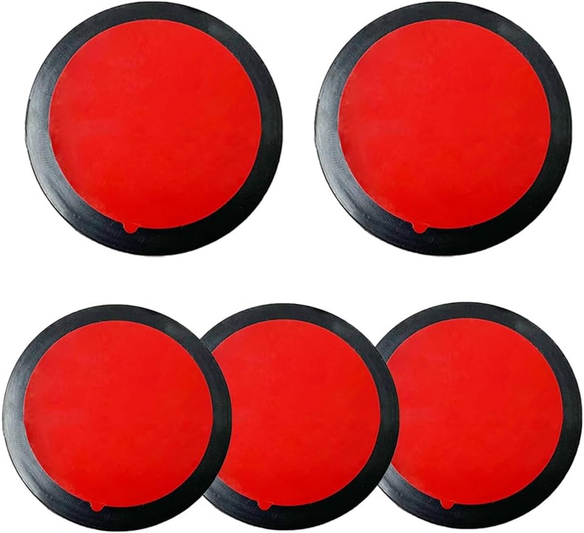 Pack of 5 Adhesive Pads for Dashcam, Heat Resistant Tape Circle, Double Sided Film, Self Adhesive Replacement for - ShopVlot