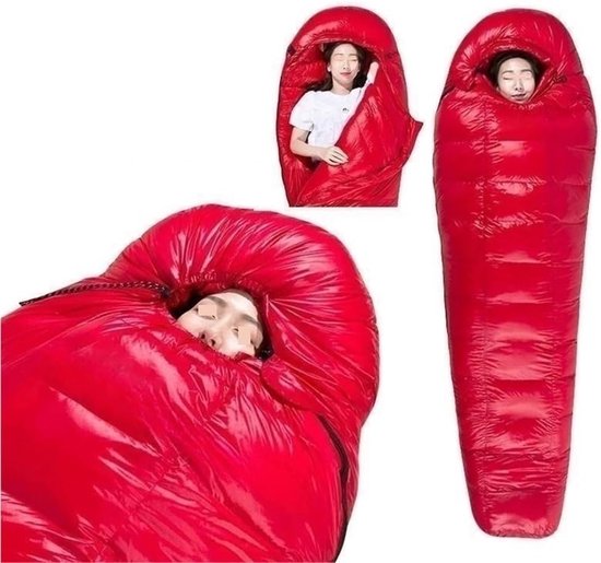 Kampeer Slaapzak - Winter Slaapzak - Outdoor Kamperen - Lichtgewicht Compact - 210 cm x 80 cm - Blauw — afbeelding 3