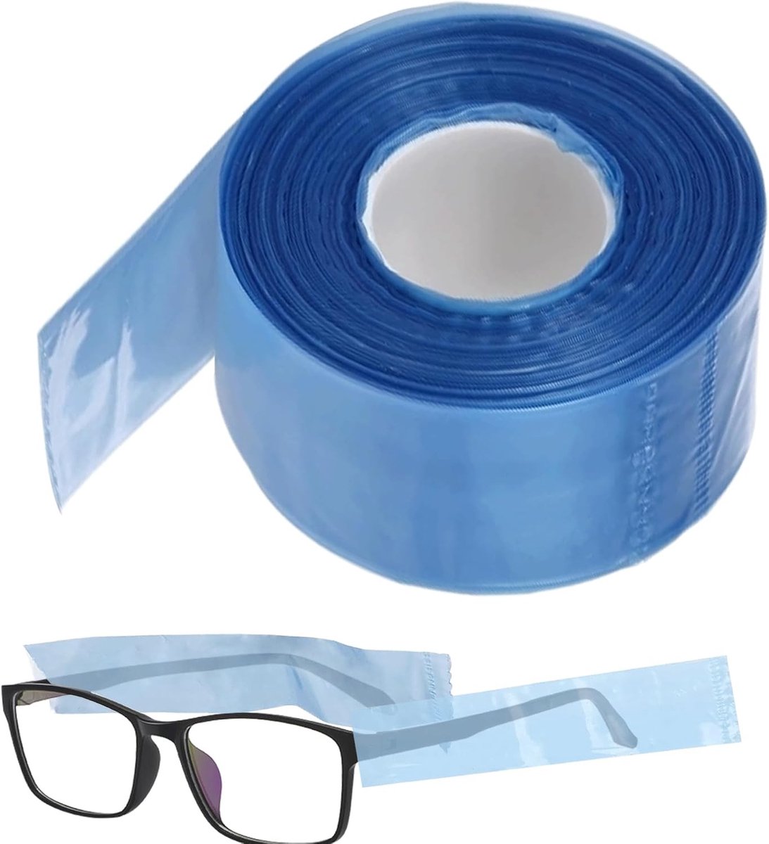 Set van 200 Wegwerp Brilbeschermer voor Pootjes, Bescherming voor Brillen, Professionele Brilaccessoires en Opbergtas voor Veiligheid