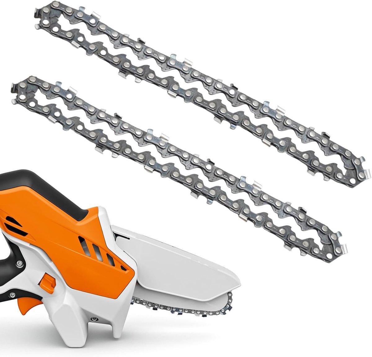 2 Stks 4 "10 cm, 1/4" Pitch .43" Gauge, 28 Drive Link Kettingzaag Kettingzaagkettingen, Vervanging voor Stihl GTA 26