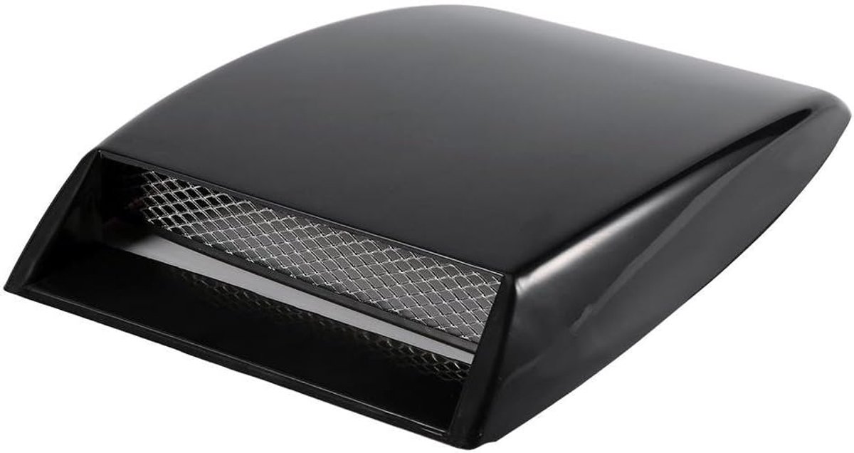 Flow Vent Hood Scoop, Universele Auto Decoratie Luchtstroom Inlaat Scoop Bonnet Vent Cover Auto Hood Scoop Zwart Console onderdelen