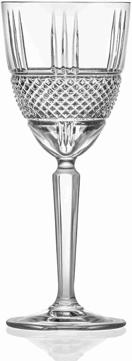Rode wijnglazen set van 6 - 230 ml - Luxion kristal - Perfect voor diners - ShopVlot