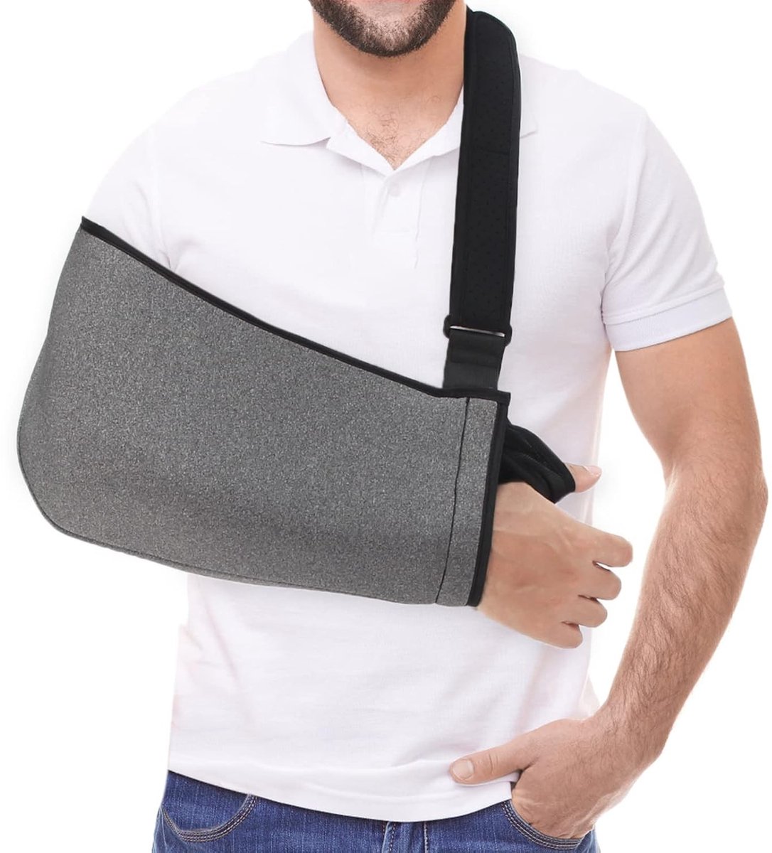 Universele Arm Pendel Schouder Immobilizer voor Volwassenen en Tieners - Verstelbare Armsteun voor Gebroken Pols, Elleboog en Ontwrichte Schouder - Maat L