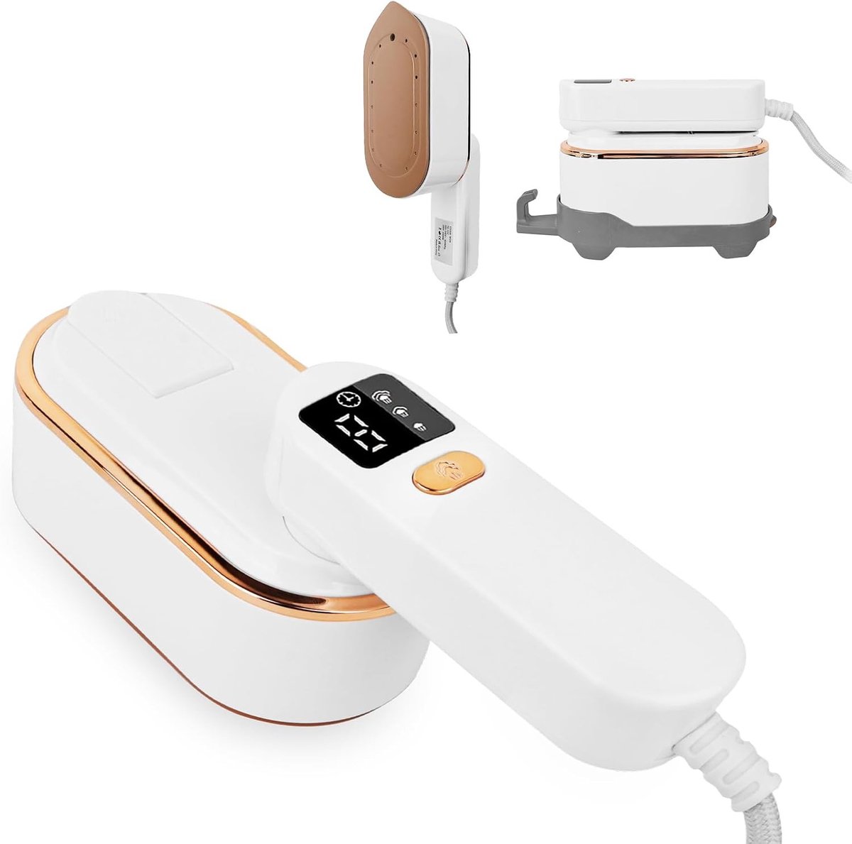 Mini Stoomstrijkijzer - Draagbare Handheld - 180° Opvouwbaar - 10 Seconden Opwarmtijd - Voor Reizen