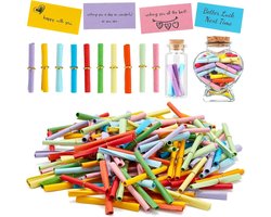 MOLIMOLI 100pcs lottery set winning tickets DIY Lots hits Win roll tickets colorful mixed numbered for Club Party - ShopVlot