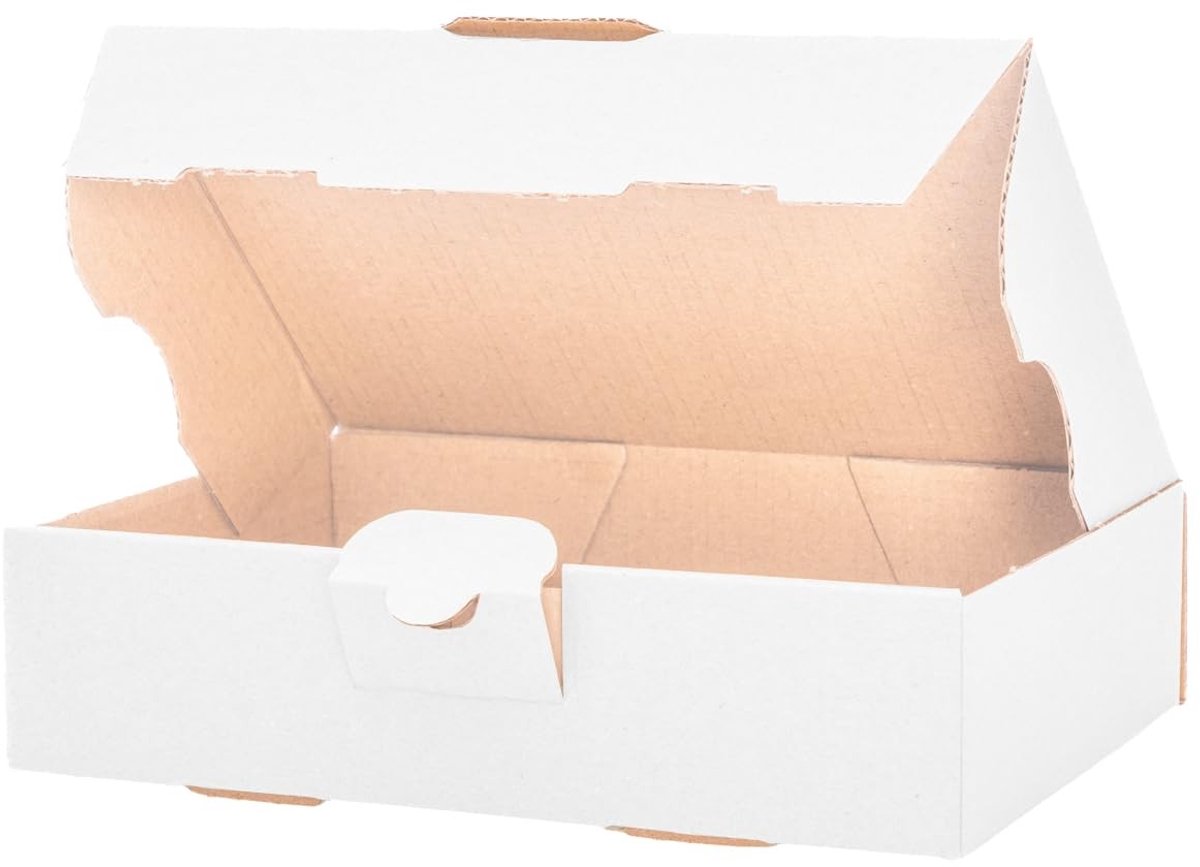 Omgoods - Verpakking van 100 Maxi Letterdozen 180 x 130 x 45 mm