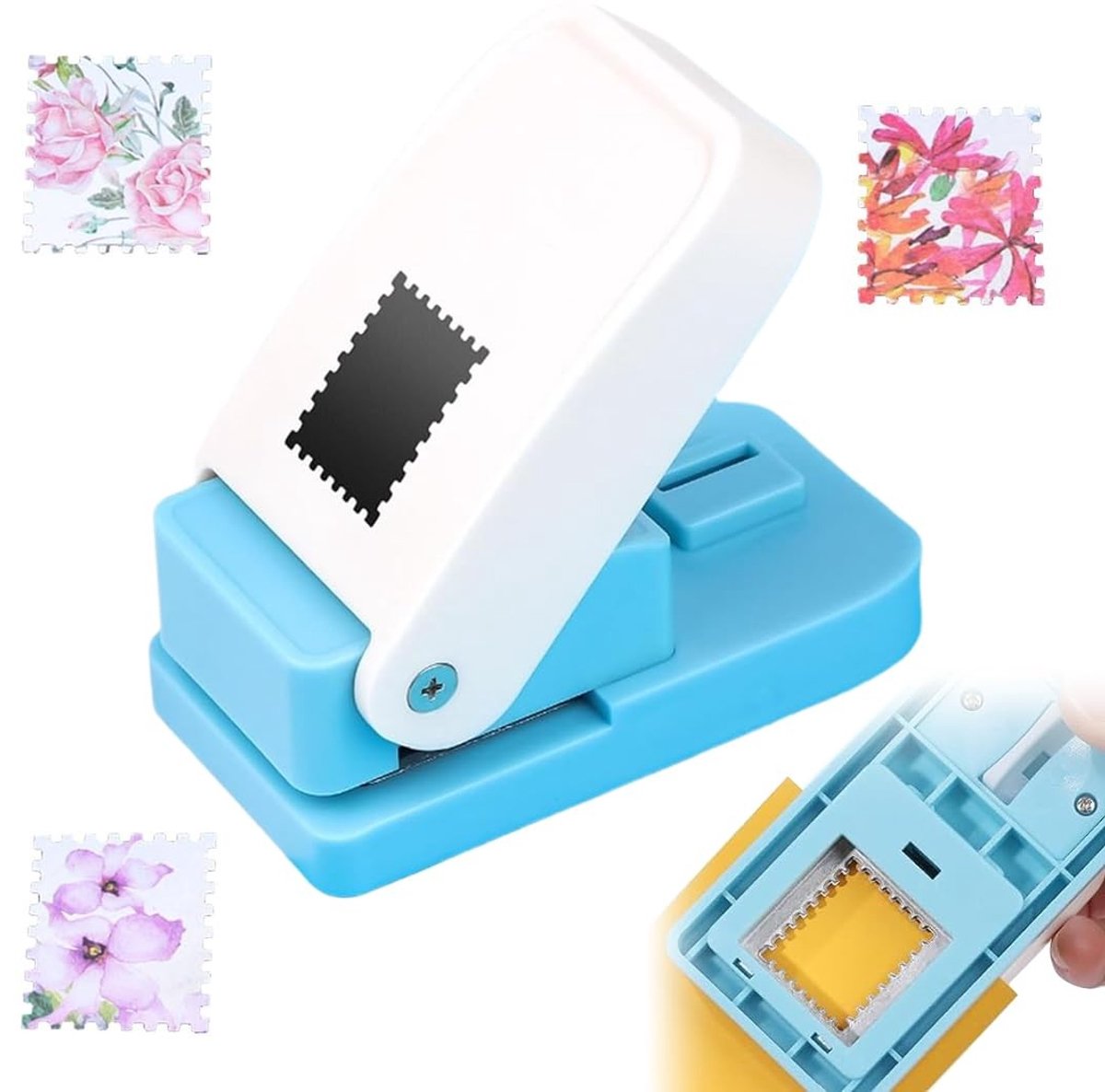 Omgoods - Rechthoekige Stempelpons voor Scrapbooking en Knutselwerk - Creatief Handgereedschap