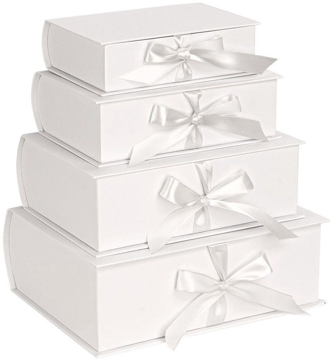 Omgoods - 4-Piece Gift Box Set in Boekvorm voor Verjaardagen en Feestdagen