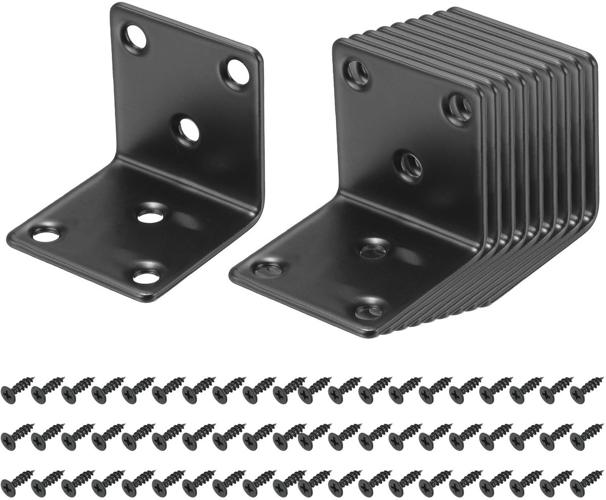 Omgoods - Set van 24 Hoekverbindingen voor Houten Planken