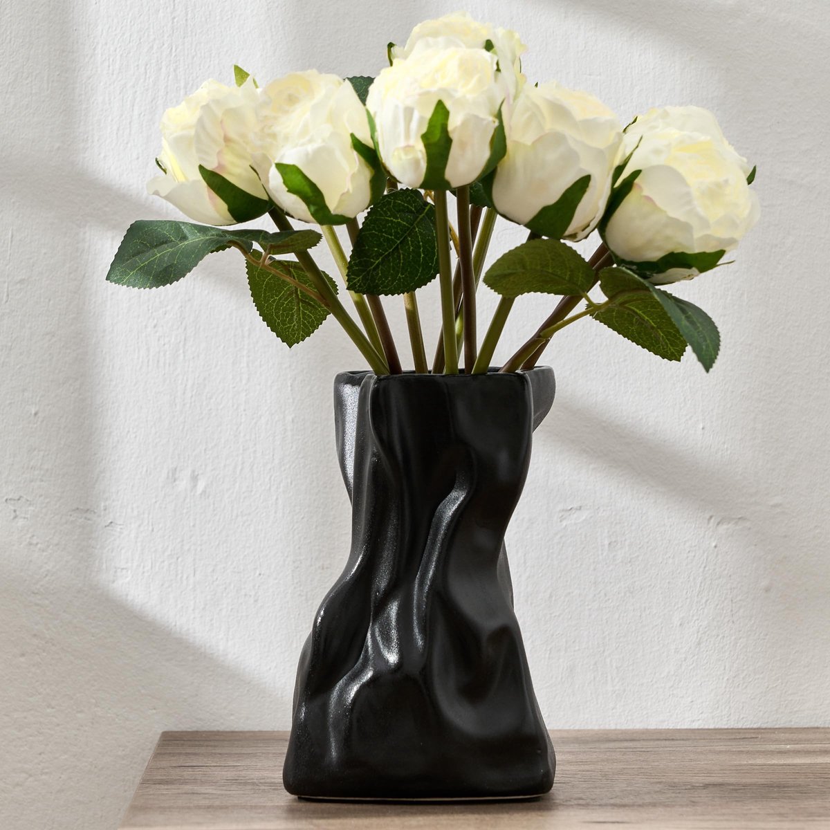 Omgoods - Elegante Keramische Bloemenvaas 16.2cm
