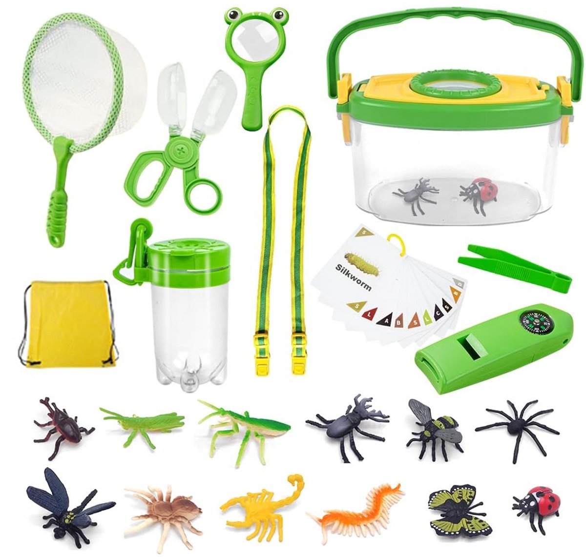 Omgoods - Kinderen Onderzoek Set - 32-Piece Insecten Vangset voor Buiten