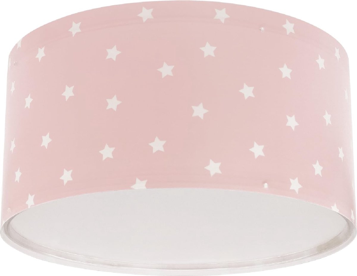 Omgoods - Kinderplafondlamp met Sterren, Roze
