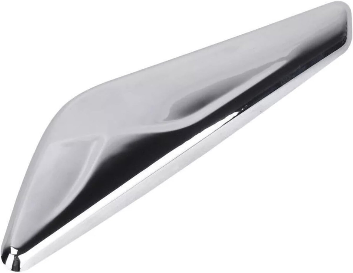 SnelShoppen - Chroom Voorste Spatbord Trim Voor BMW X3 X4 F25 F26 2013-2017 - Vervangende Afwerking Links 51117338569 - Hoogwaardige Kwaliteit