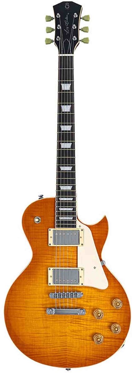 Sire L5 Larry Carlton Single Cut Elektrische Gitaar Amber Burst