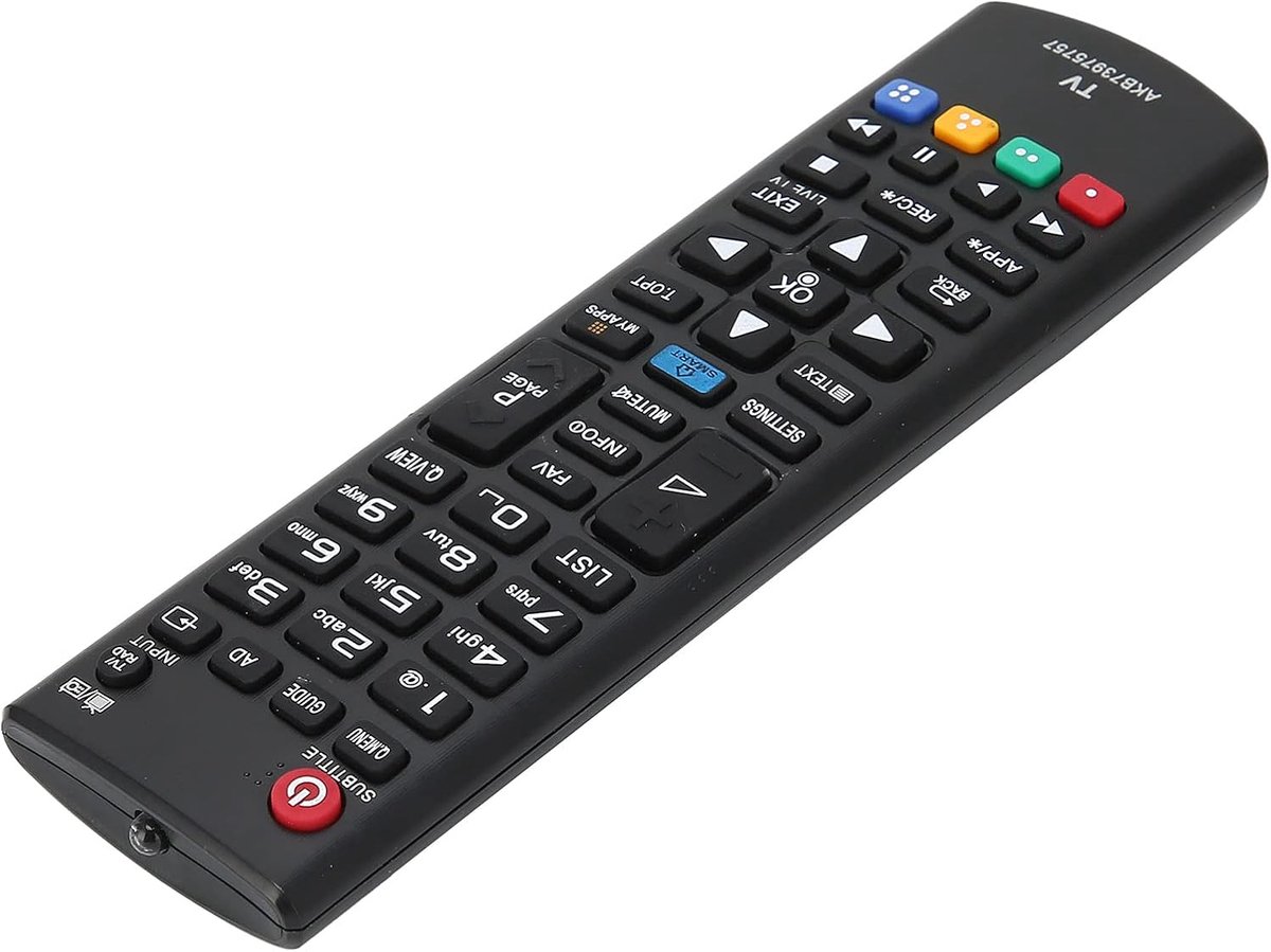 SnelShoppen - Vervangende Afstandsbediening voor TV, Compatibel met Diverse Modellen, Eenvoudig in te Stellen, Geen Programmering Nodig, Universele TV