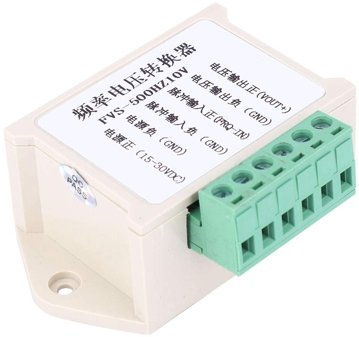 SnelShoppen - High-frequency naar spanning converter 0-500 Hz naar 0-10 V, geoptimaliseerd voor interferentievrije werking, compatibel met 5V, 12V, 24