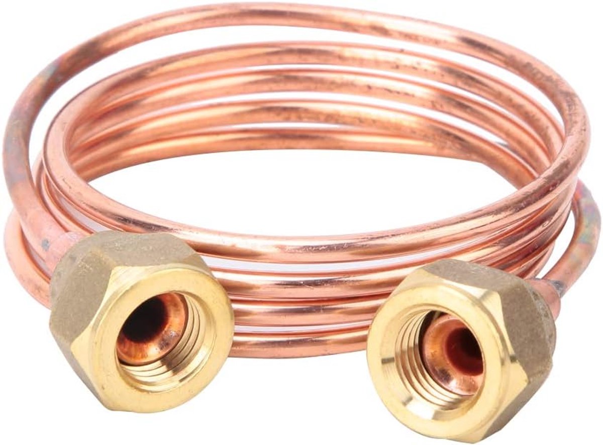SnelShoppen - Soft Copper Illary Tu 2.8Mm G1/4-500Mm Koelpijpen voor HVAC Systemen, Koper Illary Buizen voor Efficiënte Koeling, Universele Geschikthe