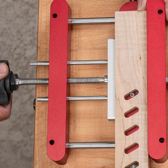 Insteek- En Penmal Voor Router, Zelfcentrerende Deuvelmal Punch Locator Boorgeleider Doweling Jig Houtbewerking Elliptische Boormal Losse Systeemkit Punch Locator Mortise Tenon Jig — afbeelding 5