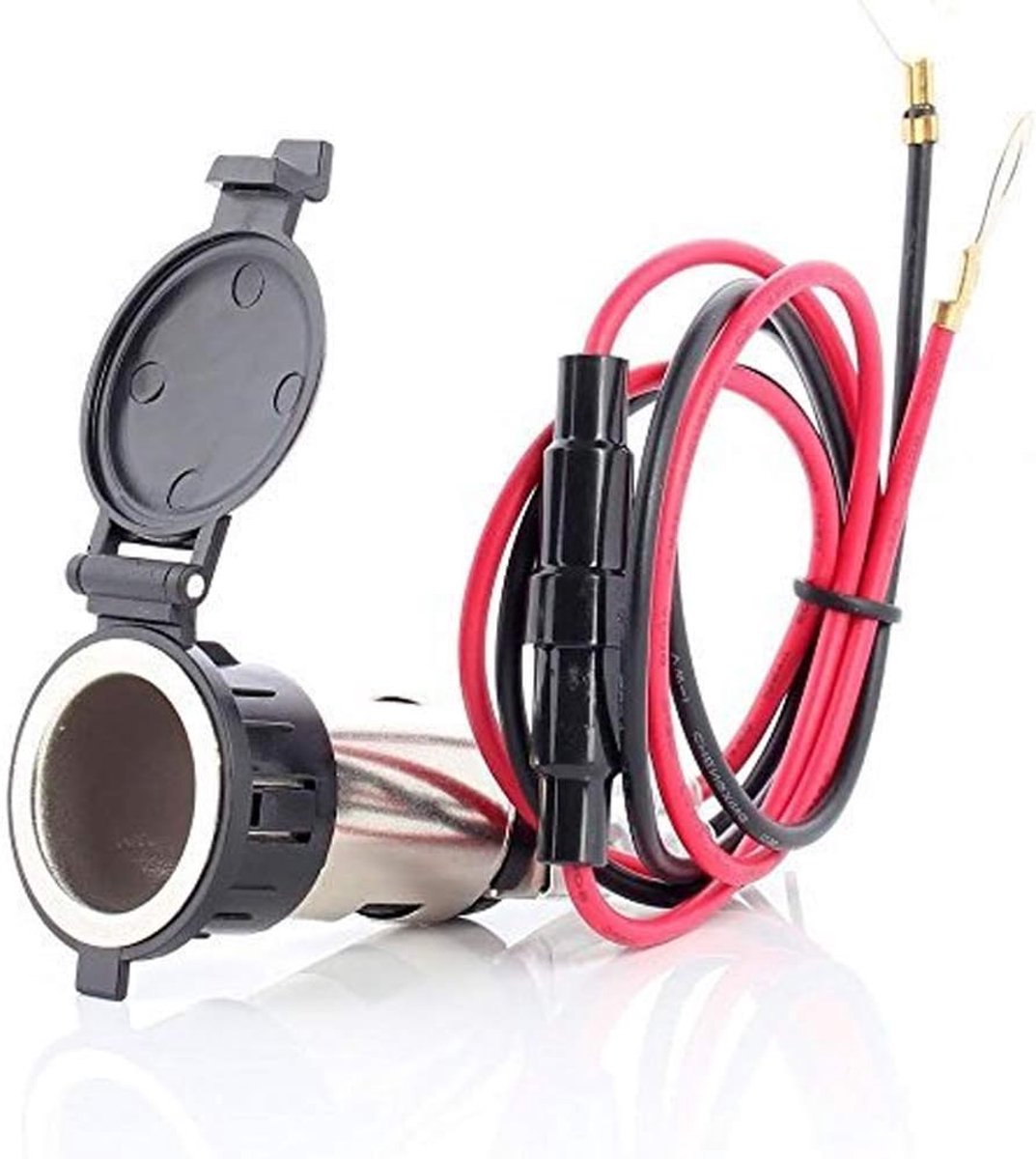 Universele Waterdichte 12V 120W Aanstekerplug Inbouwdoos Compatibel met Boot/Motor/Auto