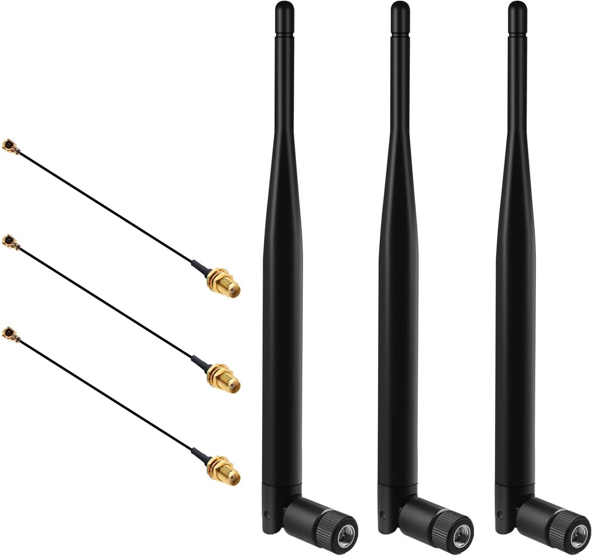 868MHz LoRa Antenna 5dBi/50Ω/VSWR <1.5/195mm SMA Male + IPEX to SMA Female Cable for Meshtastic LoRa, ESP32 OLED - ShopVlot