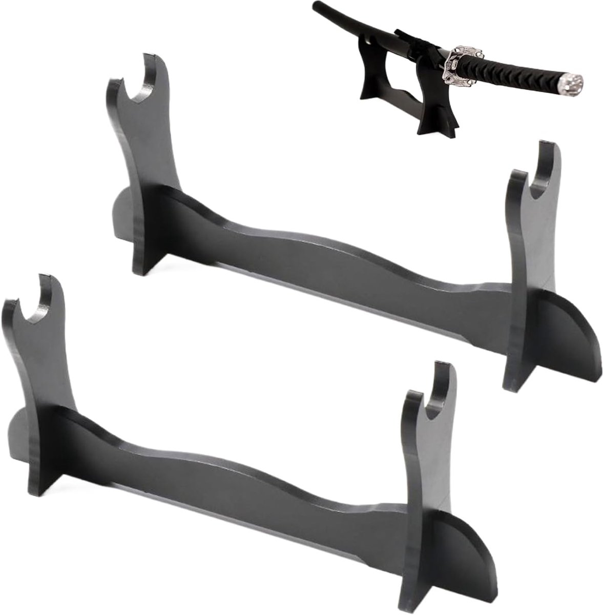 SnelShoppen - Zwaardhouder, Zwaardstandaard, Katana Stand, Samurai Zwaard Stand, Katana Houder, Samurai Display Rack, Geschikt voor Thuis en Kantoor -
