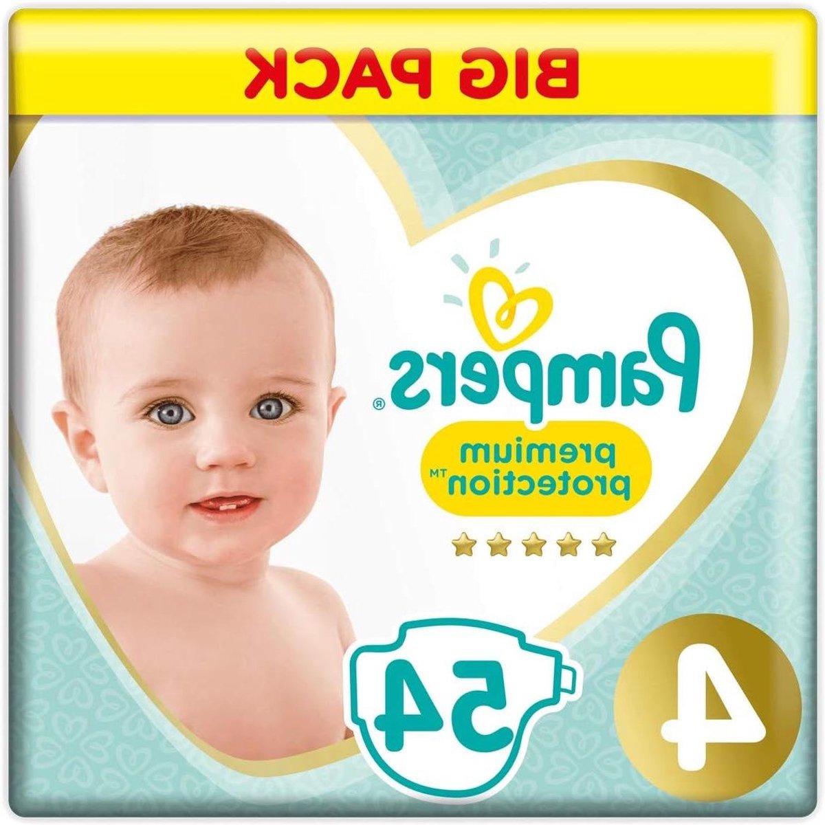 Premium Protection Luiers - Baby luiers - Baby verzorgen - Zachte huidbescherming - Maat 4 (8-16kg) - Wit