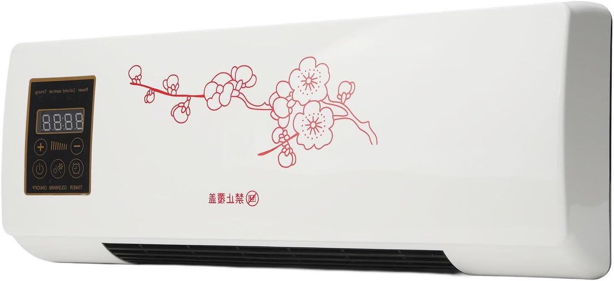 Elektrische Ruimteverwarmer - Ventilator Verwarming - Kamer Verwarmen - Geluidsarm Ontwerp - 2000 Watt - rood