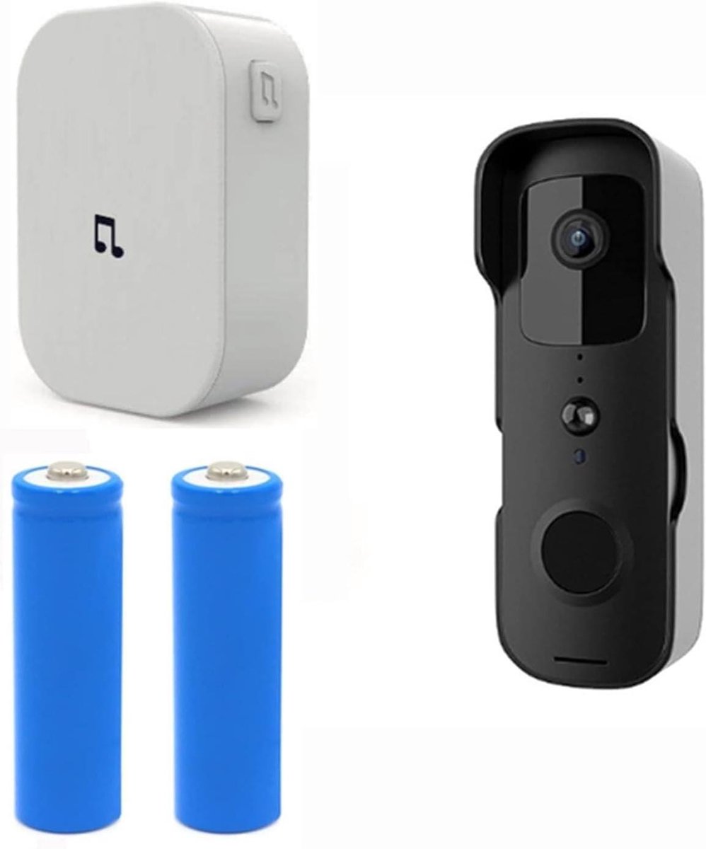 Video Deurbel - Slimme Camera - Huisbeveiliging - Waterdicht Ontwerp - 50m Bereik - Zwart