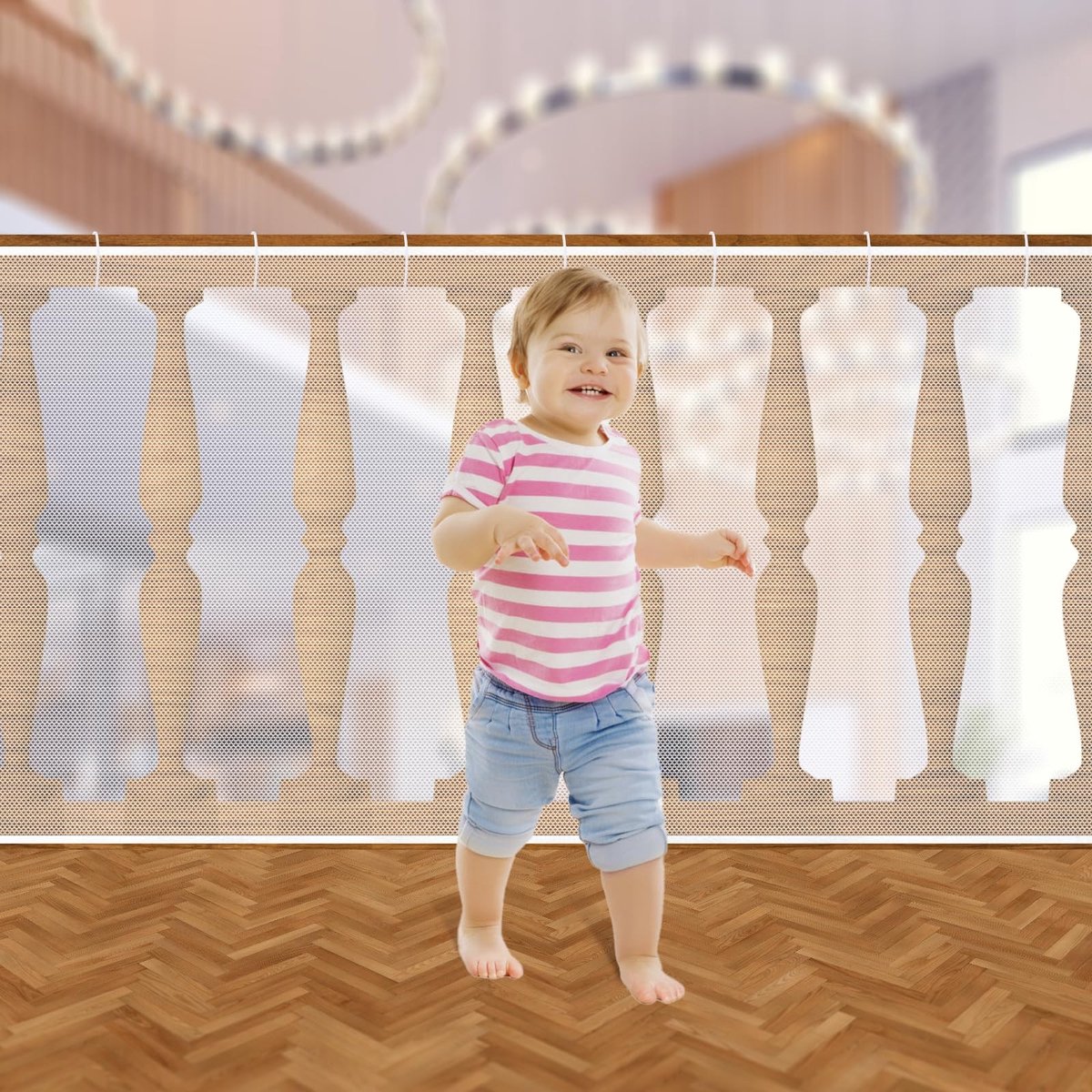 Omgoods - Weerbestendig Veiligheidsnet voor Kinderen en Huisdieren, 4.5x0.9m