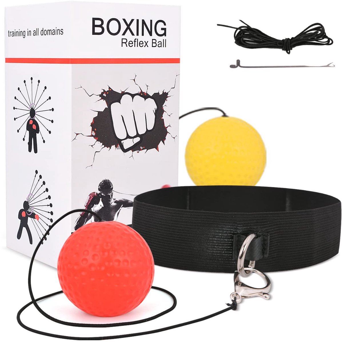 Omgoods - Reflex Bal voor Bokstraining - Verbeter Reactietijd en Coördinatie