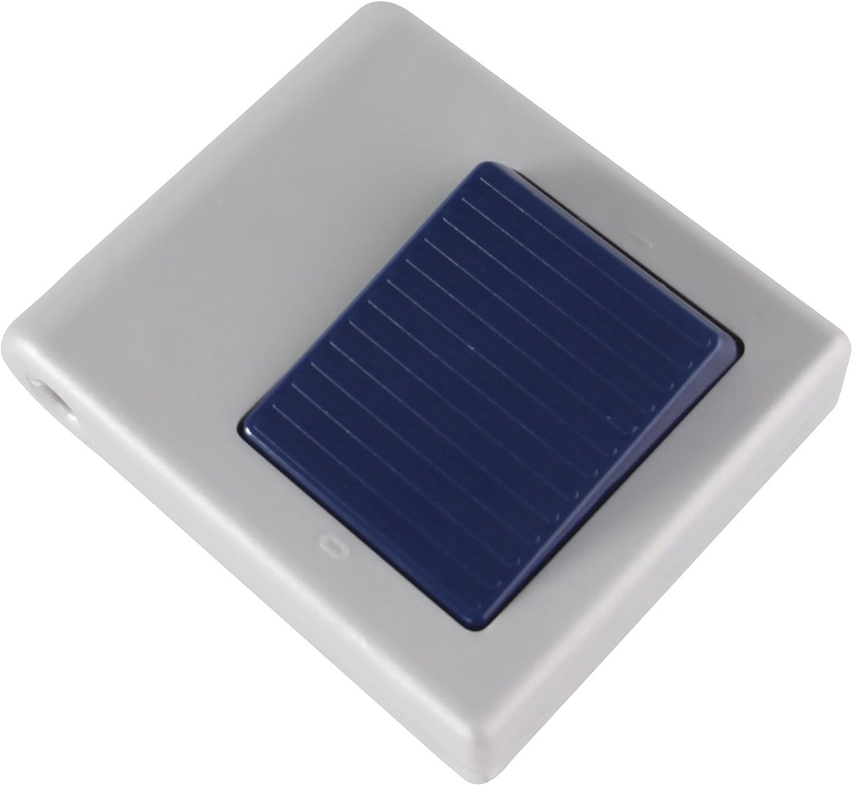 Voetstreschakelaar zilver/blauw