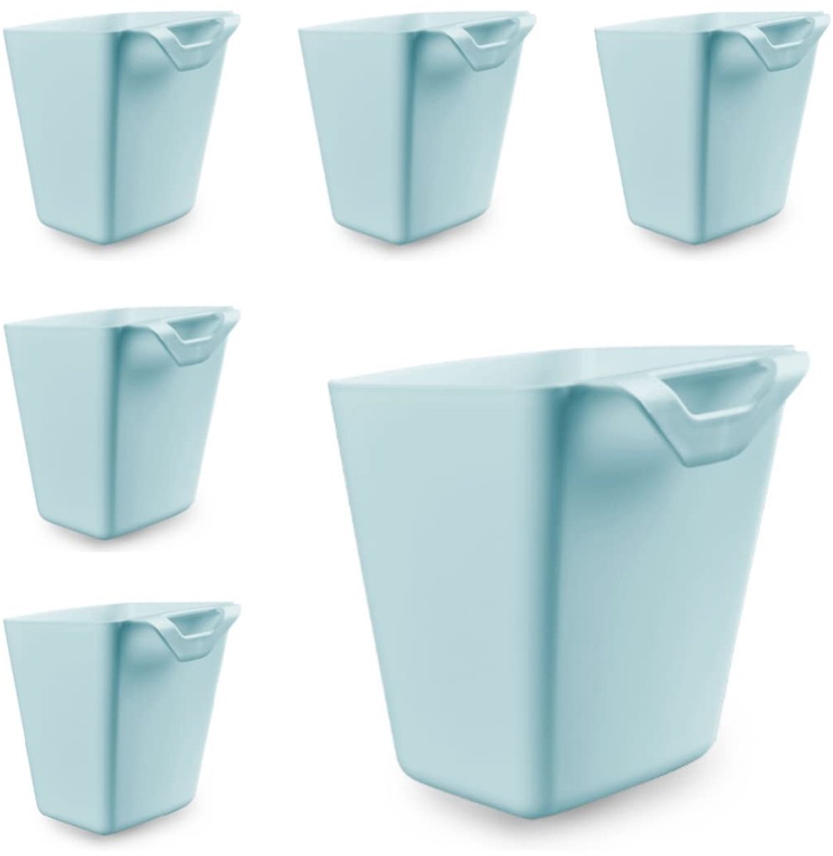 Omgoods - Set van 6 Hangende Bekers - Multifunctionele Opbergcontainers