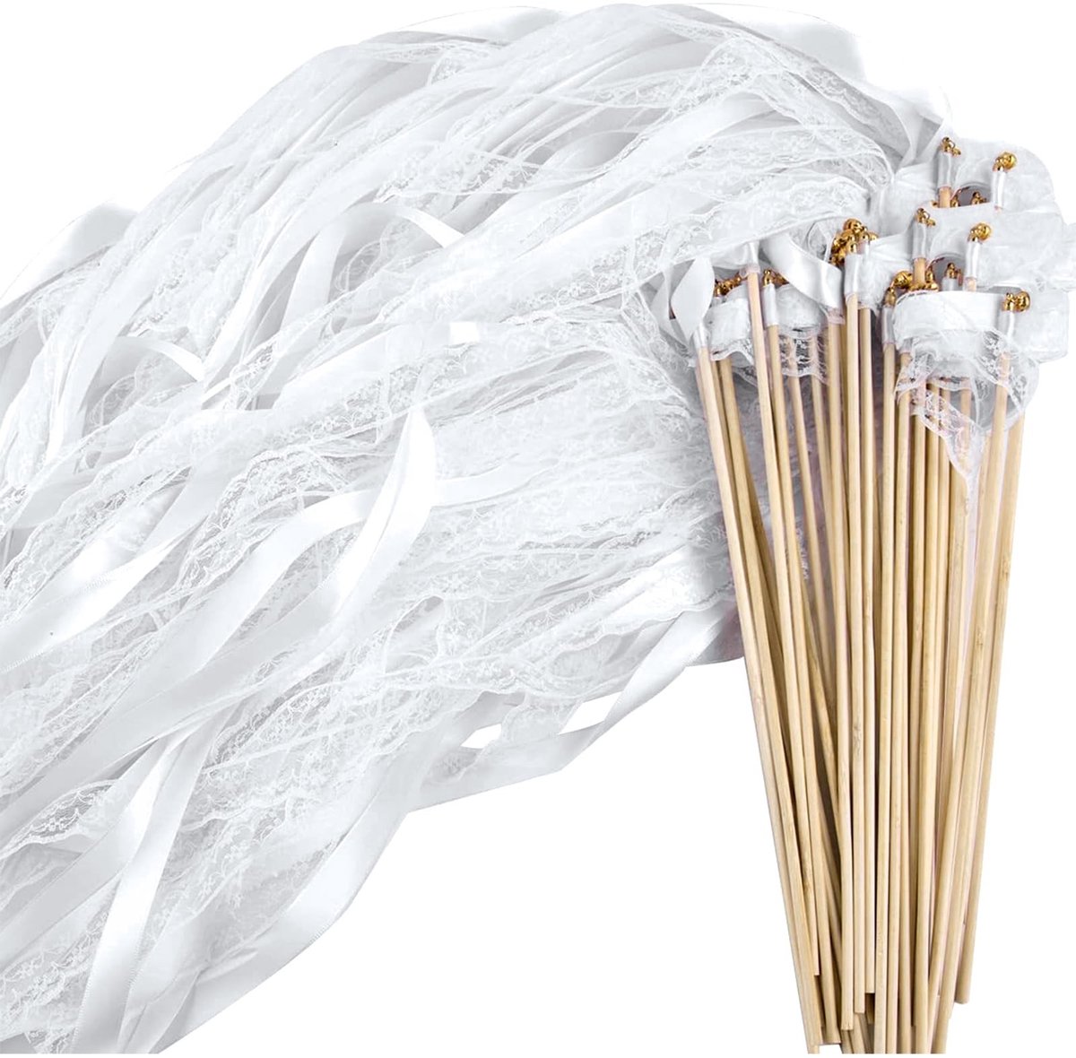 Omgoods - 30 Stuks Huwelijkswanden met Bel - Magische Toverstokken