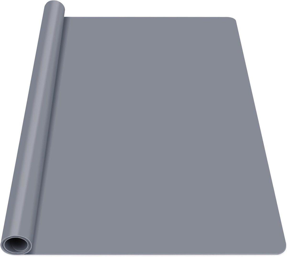 Siliconenmat voor Epoxyhars, 70 * 50cm Siliconen Knutselmat, Anti-Aanbaklaag en Antislip, voor Handwerk, Doe-Het-Zelf Deeg Schilderen (Donkergrijs)