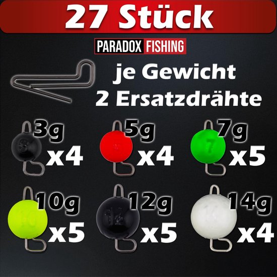 Omgoods - Cheburashka Loodset met 27 Stuks voor Hengels — afbeelding 5