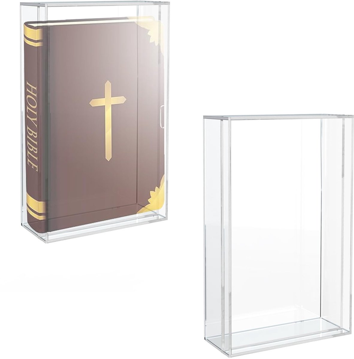 Omgoods - Transparante Bijbel Display Case voor Bescherming