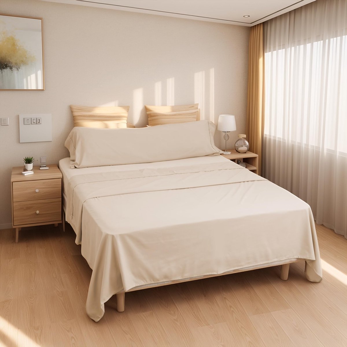 Omgoods - 3-delige beddengoedset voor 90 cm brede bedden - Ultra zachte microvezel